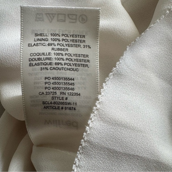 Aritzia Wilfred Floral Tempest Tiered Mini Smocked Dress size Small - Picture 10 of 11